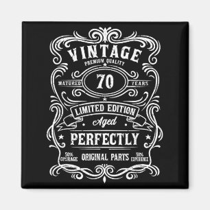 Íman Edição Vintage 70 Anos Mentira 70º Aniversário Hom