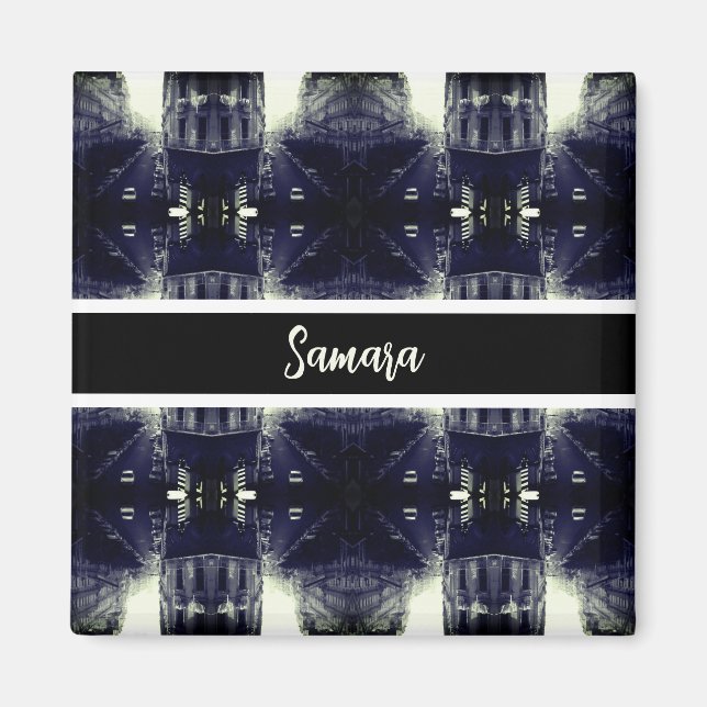 Íman Edifício de carros vintage Argélia Argel (Frente)