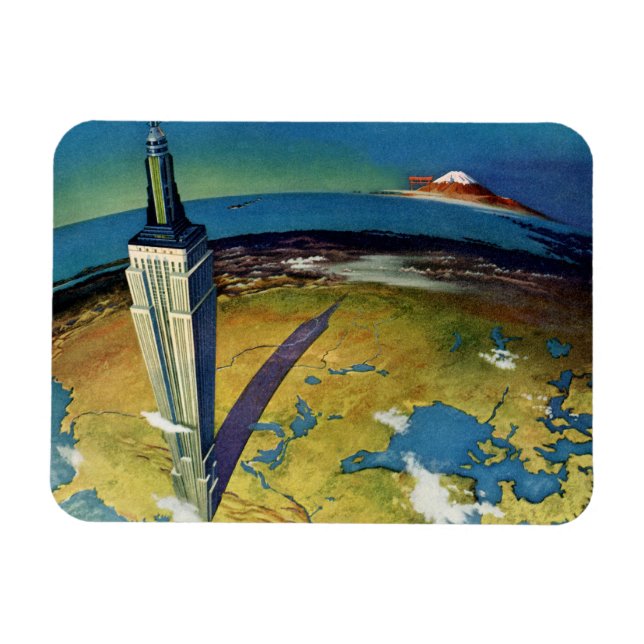 Íman Edifício de Estado do Império Nova Iorque viagens  (Horizontal)