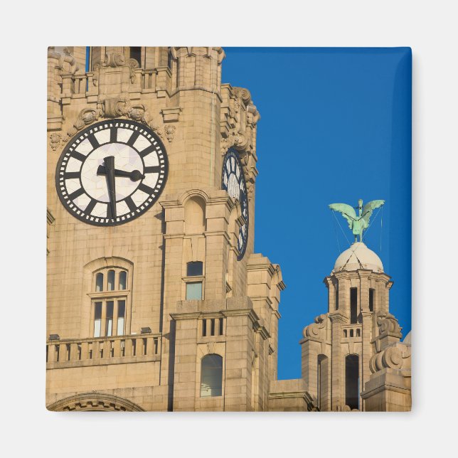 Íman Edifício Liver, Liverpool, Merseyside, Inglaterra (Frente)