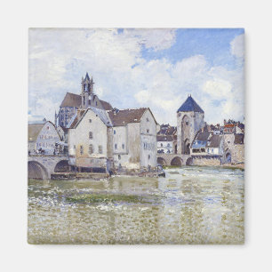 Íman Edifícios Alfred Sisley e pontes com água