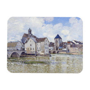 Íman Edifícios Alfred Sisley e pontes com água