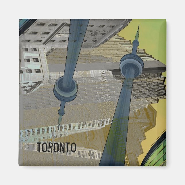 Íman Edifícios de Toronto com ímã de torre NC (Frente)