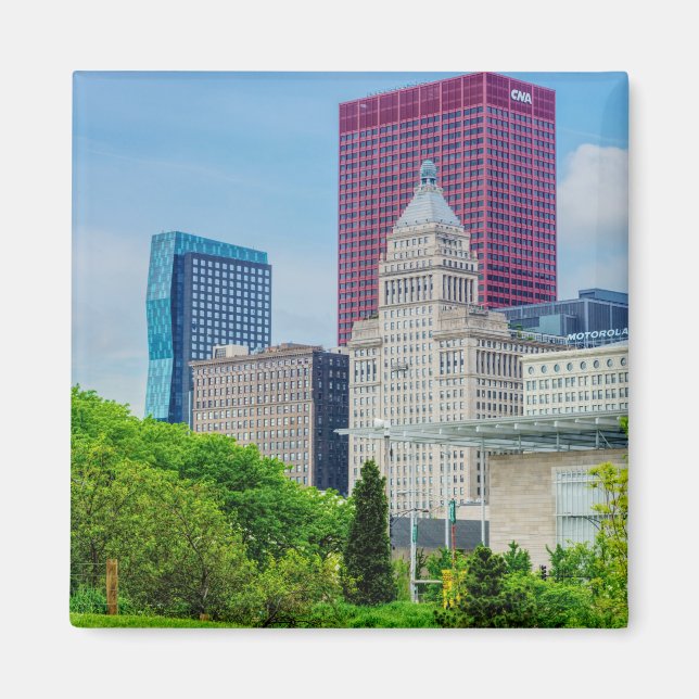 Íman Edifícios Em Chicago (Frente)