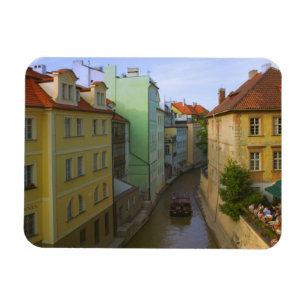 Íman Edifícios históricos com canal, Praga, República T