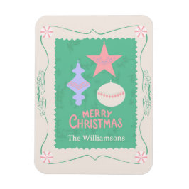 Íman Editable Personalized Candy Christmas Ornament