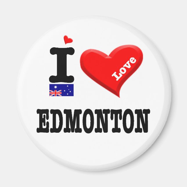 Íman EDMONTON - I Love (Frente)