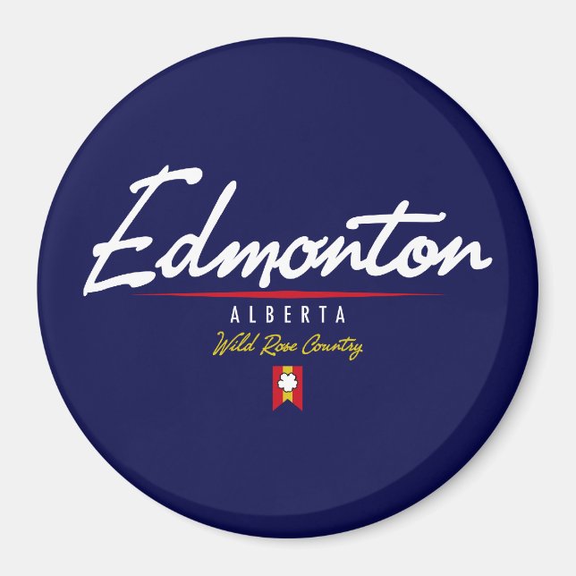 Íman Edmonton Script (Frente)