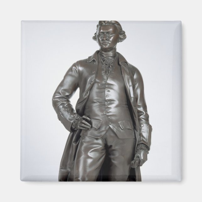 Íman Edmund Burke (1729-97) 1865 (bronze) (Frente)