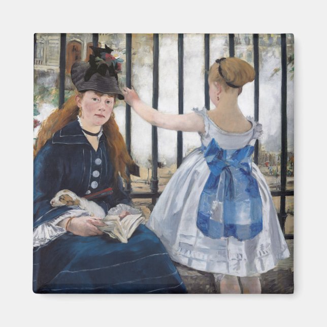 Íman Edouard Manet - A Via Ferroviária (Frente)