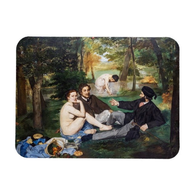 Íman Edouard Manet - Almoço na Relva (Horizontal)