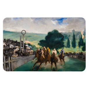 Íman Edouard Manet - As Raças em Longchamp