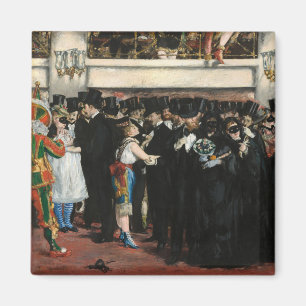 Íman Edouard Manet - Baile Mascarado na Ópera