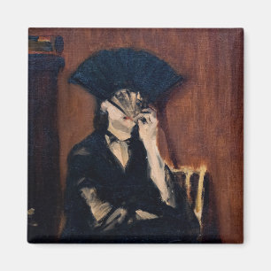 Íman Edouard Manet - Berthe Morisot com um Leque