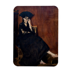Íman Edouard Manet - Berthe Morisot com um Leque