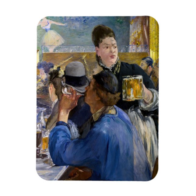 Íman Edouard Manet - Cantinho de um Cafe-Concert (Vertical)