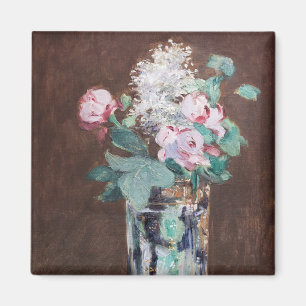 Íman Edouard Manet - Flores num Vaso Cristal