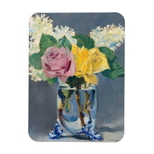 Íman Edouard Manet - Lilases e Rosas