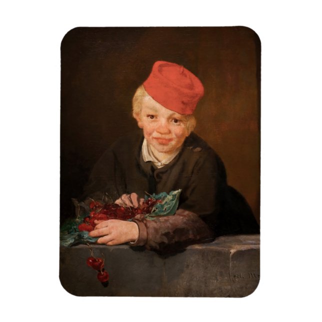 Íman Edouard Manet - Menino com Cerejas (Vertical)