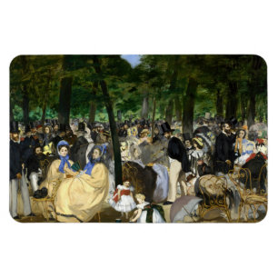 Íman Edouard Manet - Música nos Jardins das Tulherias