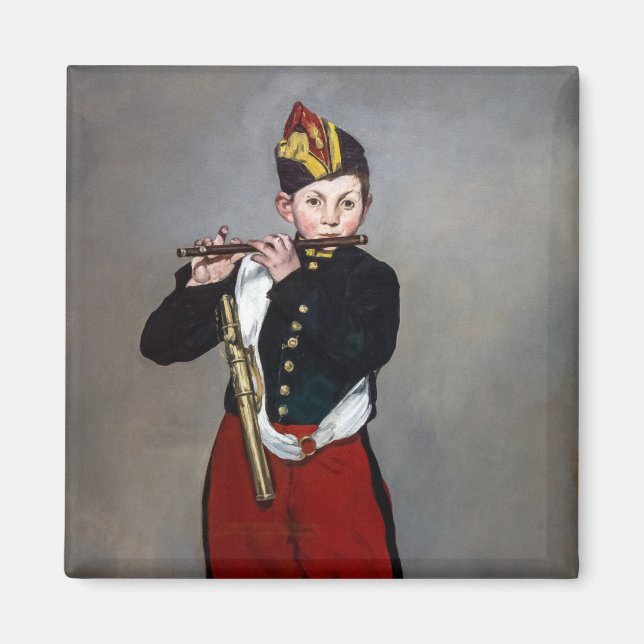 Íman Edouard Manet - O Friso / Jovem Flautista (Frente)