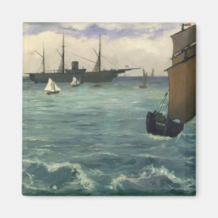 Íman Edouard Manet o Kearsarge em Boulogne