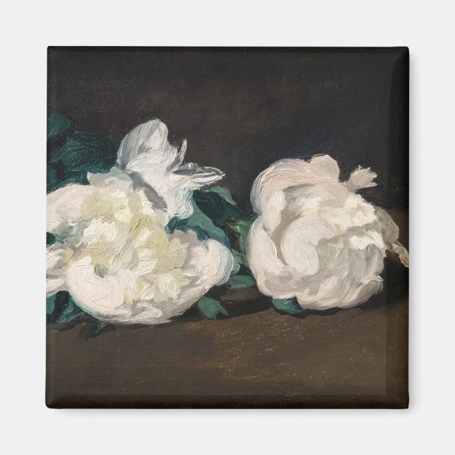 Íman Edouard Manet - Ramo de Peônias Brancas, Tesoura d (Frente)