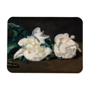 Íman Edouard Manet - Ramo de Peônias Brancas, Tesoura d
