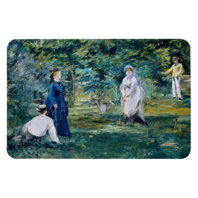 Íman Edouard Manet - Uma Partida de Croquet (Horizontal)