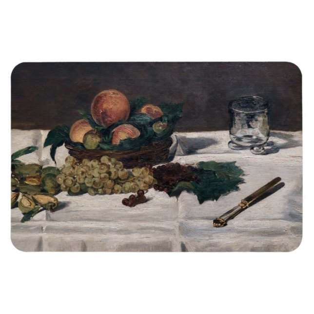 Íman Edouard Manet - Vida estática, Frutas em uma Mesa (Horizontal)