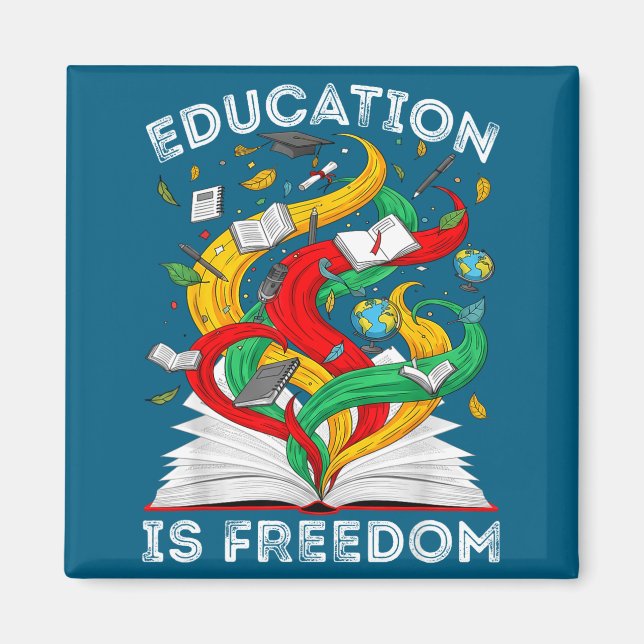 Íman Educação da história negra é liberdade professores (Frente)