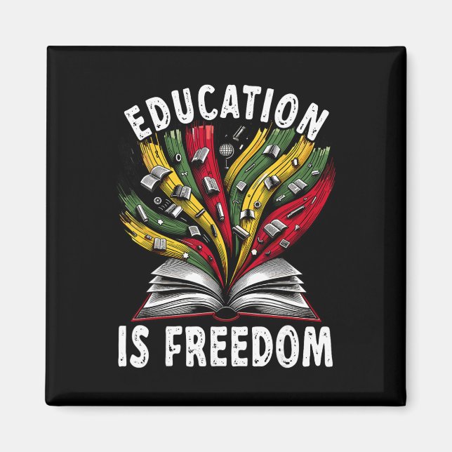 Íman Educação de História Negra É Livros de Liberdade H (Frente)