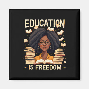 Íman Educação é liberdade - professor africano-american