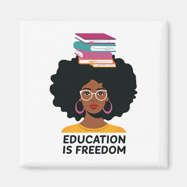 Íman Educação É Liberdade Professor Negro Livros Histór (Frente)