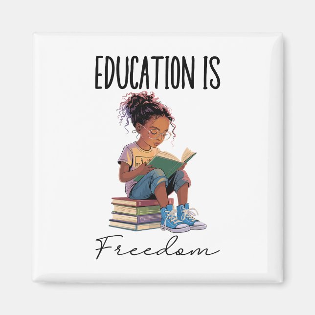 Íman Educação É Liberdade Professor Negro Livros Histór (Frente)