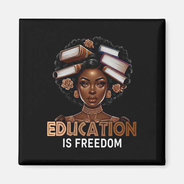 Íman Educação É Liberdade Professor Negro Livros Histór (Frente)