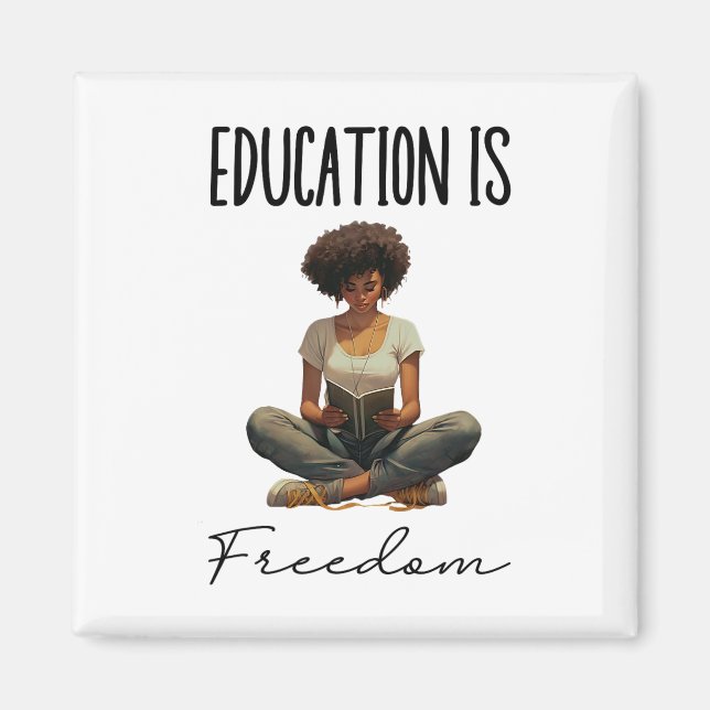 Íman Educação É Liberdade Professor Negro Livros Histór (Frente)
