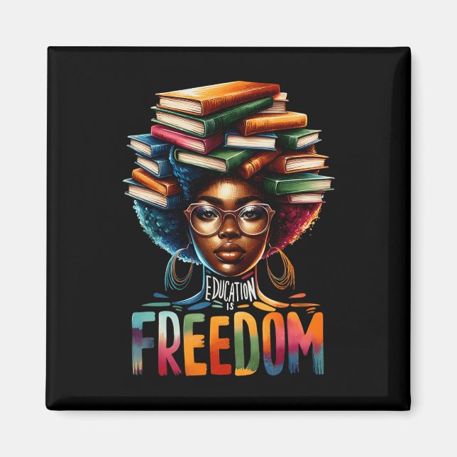 Íman Educação É Liberdade Professor Negro Livros Histór (Frente)