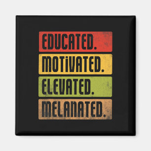 Íman Educado Motivado Elevado Melanizado Bhm Afro Preto