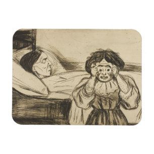 Íman Edvard Munch - A mãe Morto e seu filho