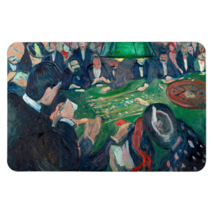 Íman Edvard Munch - A Mesa Roulette em Monte Carlo
