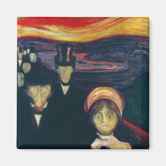 Íman Edvard Munch - Ansiedade (Frente)