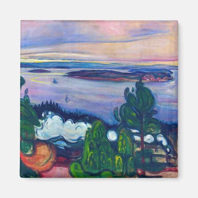 Íman Edvard Munch - Comboio Fumado (Frente)