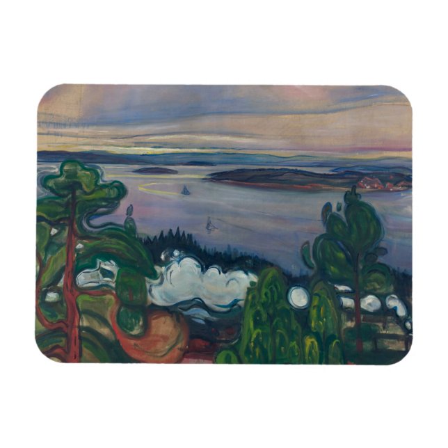 Íman Edvard Munch - Comboio Fumado (Horizontal)