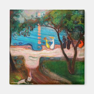 Íman Edvard Munch - dança na praia