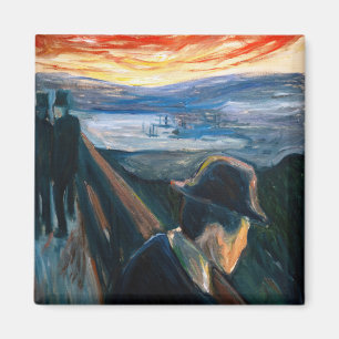 Íman Edvard Munch - Humor Doente no Sunset, Desespero 1