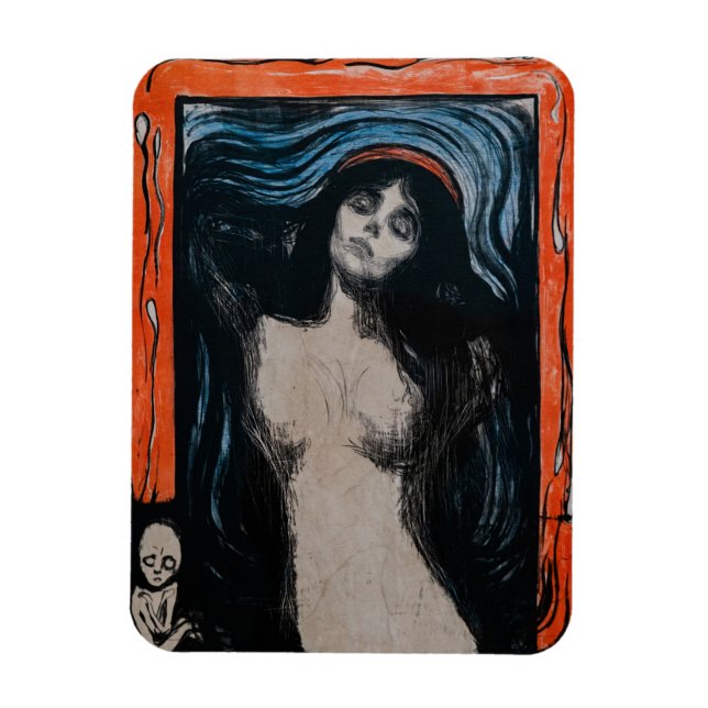 Íman Edvard Munch - Madona Litografia (Vertical)