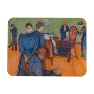 Íman Edvard Munch - Morte na enfermaria v2