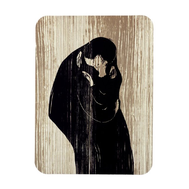 Íman Edvard Munch - O Beijo IV (Vertical)