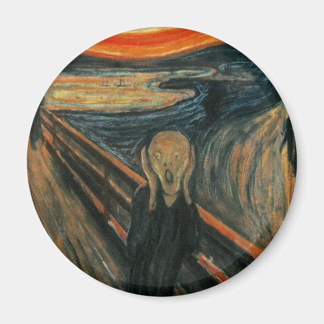 Íman Edvard Munch - O Gritar (Frente)